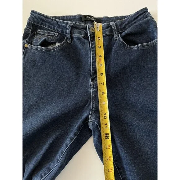 Judy Blue Jeans Womens 11/30 Blue Mom Jean Stretch High Rise Denim - Picture 8 of 8
